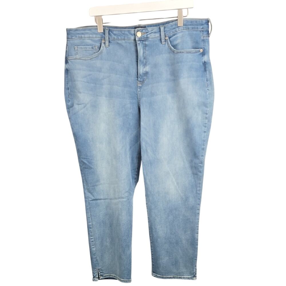 NYDJ Curves 360 Slim Straight Ankle Jean Size 18 Short - Picture 1 of 7